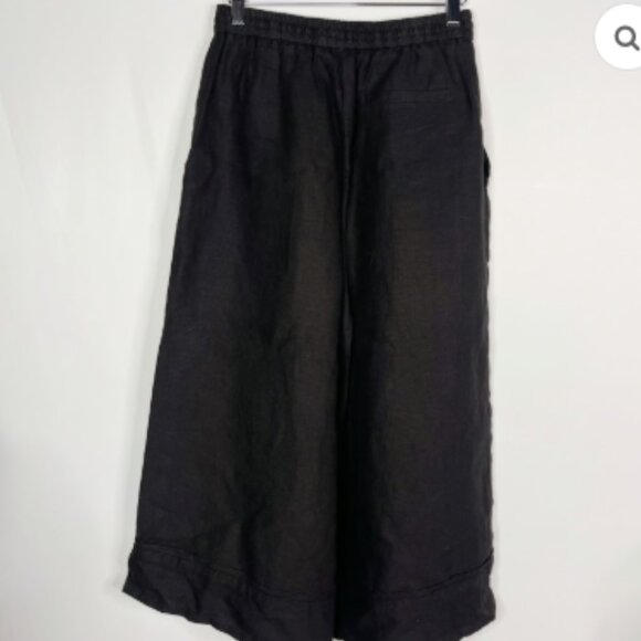 Rachel Comey Black Linen Wideleg Pants (Sz 4) - Picture 1 of 6